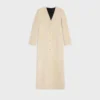 Long Coat in Lambskin Shearling