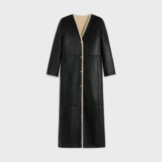 Long Coat in Lambskin Shearling