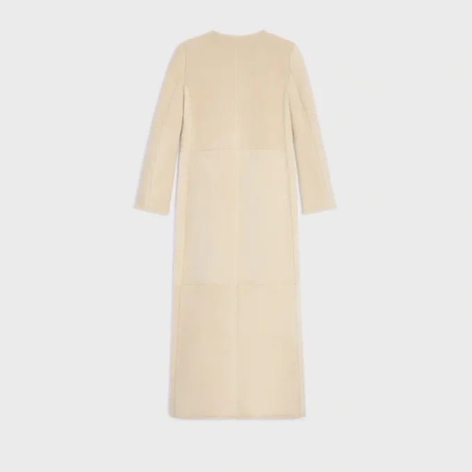 Long Coat in Lambskin Shearling