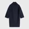 Long Peacoat in Wool Felt Long Peacoat in Wool Felt