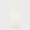 Long Shirt Dress in Cotton Silk Crepon