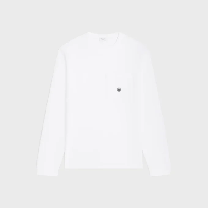 Long-Sleeved T-Shirt in Cotton Jersey Long-Sleeved T-Shirt in Cotton Jersey