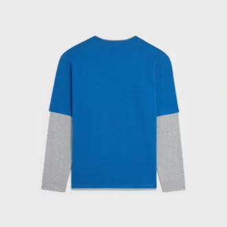 Long Sleeved T-Shirt in Cotton Jersey