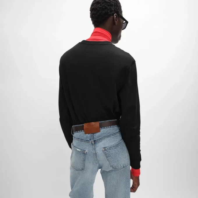 Long Sleeved T-Shirt in Cotton Jersey Long Sleeved T-Shirt in Cotton Jersey