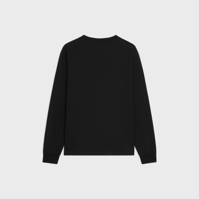 Long Sleeved T-Shirt in Cotton Jersey Long Sleeved T-Shirt in Cotton Jersey
