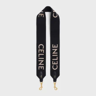 Long Strap in Wool with Celine Jacquard