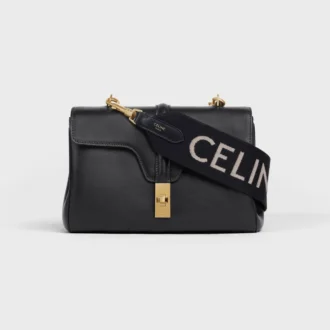 Long Strap in Wool with Celine Jacquard