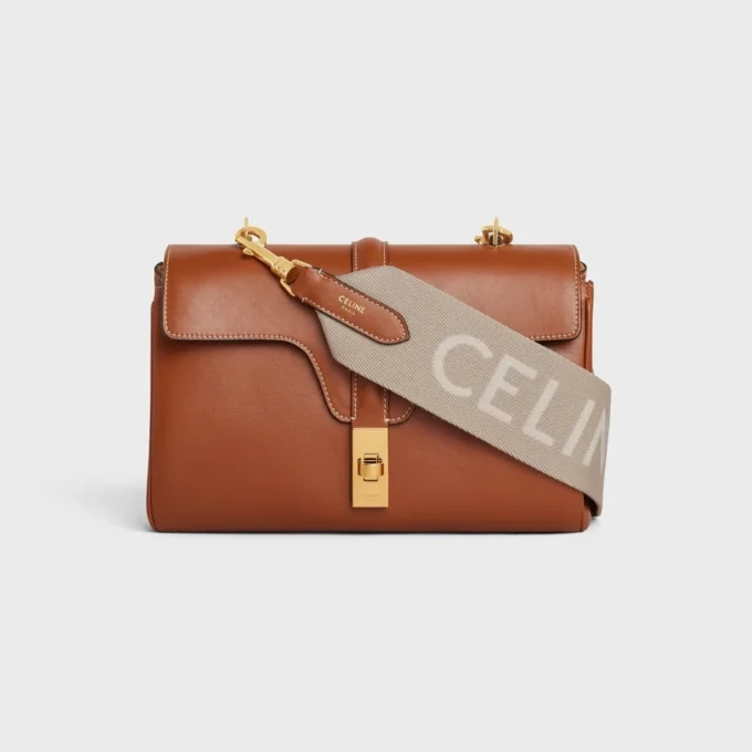 Long Strap in Wool with Celine Jacquard Long Strap in Wool with Celine Jacquard