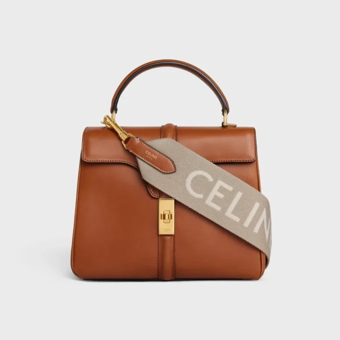 Long Strap in Wool with Celine Jacquard Long Strap in Wool with Celine Jacquard