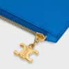 Long Zipped Card Holder in Grained Calfskin Long Zipped Card Holder in Grained Calfskin