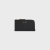 Long Zipped Card Holder in Supple Grained Calfskin Long Zipped Card Holder in Supple Grained Calfskin