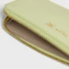 Long Zipped Card Holder in Supple Grained Calfskin Long Zipped Card Holder in Supple Grained Calfskin