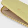 Long Zipped Card Holder in Supple Grained Calfskin Long Zipped Card Holder in Supple Grained Calfskin
