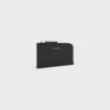 Long Zipped Card Holder in Supple Grained Calfskin Long Zipped Card Holder in Supple Grained Calfskin
