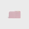 Long Zipped Card Holder in Supple Grained Calfskin Long Zipped Card Holder in Supple Grained Calfskin