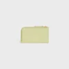 Long Zipped Card Holder in Supple Grained Calfskin Long Zipped Card Holder in Supple Grained Calfskin