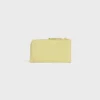 Long Zipped Card Holder in Supple Grained Calfskin Long Zipped Card Holder in Supple Grained Calfskin