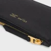 Long Zipped Card Holder in Supple Grained Calfskin Long Zipped Card Holder in Supple Grained Calfskin