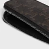 Long Zipped Card Holder in Triomphe Canvas Long Zipped Card Holder in Triomphe Canvas