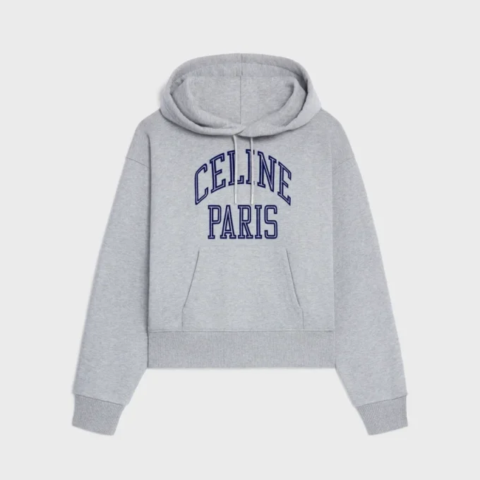Loose Hoodie in Cotton Fleece Loose Hoodie in Cotton Fleece