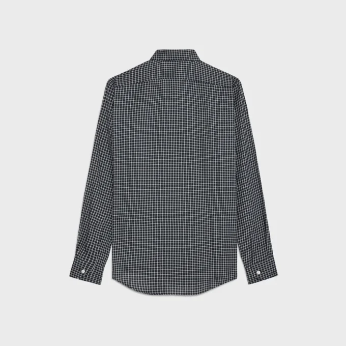 Loose Shirt in Checked Cotton Loose Shirt in Checked Cotton