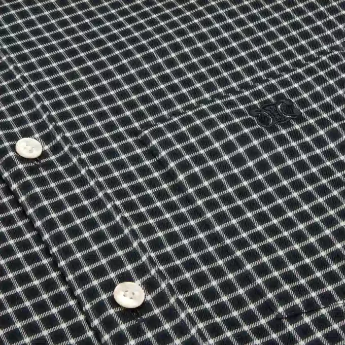 Loose Shirt in Checked Cotton Loose Shirt in Checked Cotton