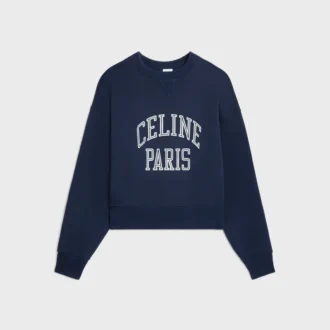Loose Sweatshirt in Cotton Fleece