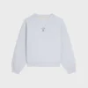 Loose Sweatshirt in Cotton Fleece Loose Sweatshirt in Cotton Fleece