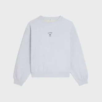 Loose Sweatshirt in Cotton Fleece