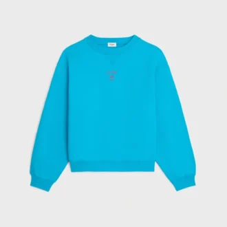 Loose Sweatshirt in Cotton Fleece