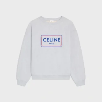 Loose Sweatshirt in Cotton Fleece