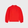 Loose Sweatshirt in Cotton Fleece Loose Sweatshirt in Cotton Fleece