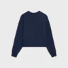 Loose Sweatshirt in Cotton Fleece Loose Sweatshirt in Cotton Fleece