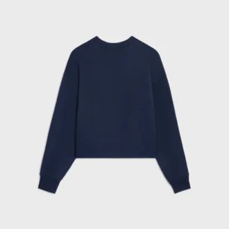 Loose Sweatshirt in Cotton Fleece