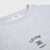 Loose Sweatshirt in Cotton Fleece Loose Sweatshirt in Cotton Fleece