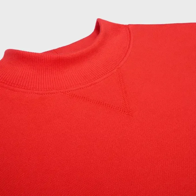 Loose Sweatshirt in Cotton Fleece Loose Sweatshirt in Cotton Fleece