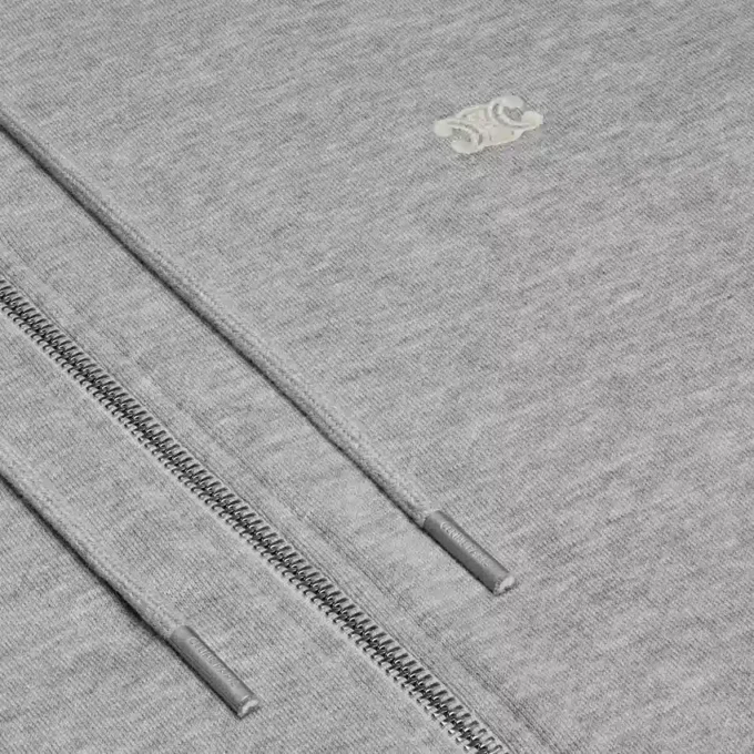 Loose Triomphe Hoodie in Cotton and Cashmere Loose Triomphe Hoodie in Cotton and Cashmere
