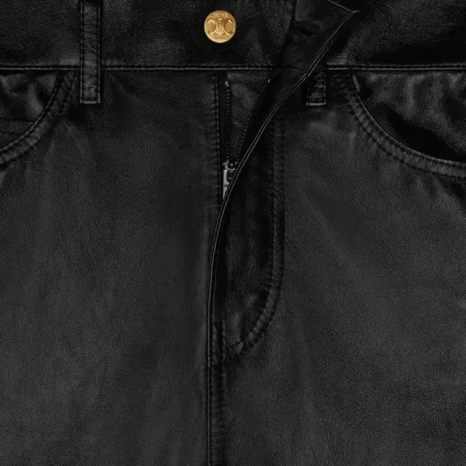Lulu Jeans in Soft Lambskin
