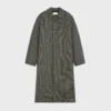 Mac Coat in Checked Wool Tweed Mac Coat in Checked Wool Tweed