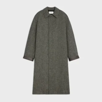 Mac Coat in Checked Wool Tweed