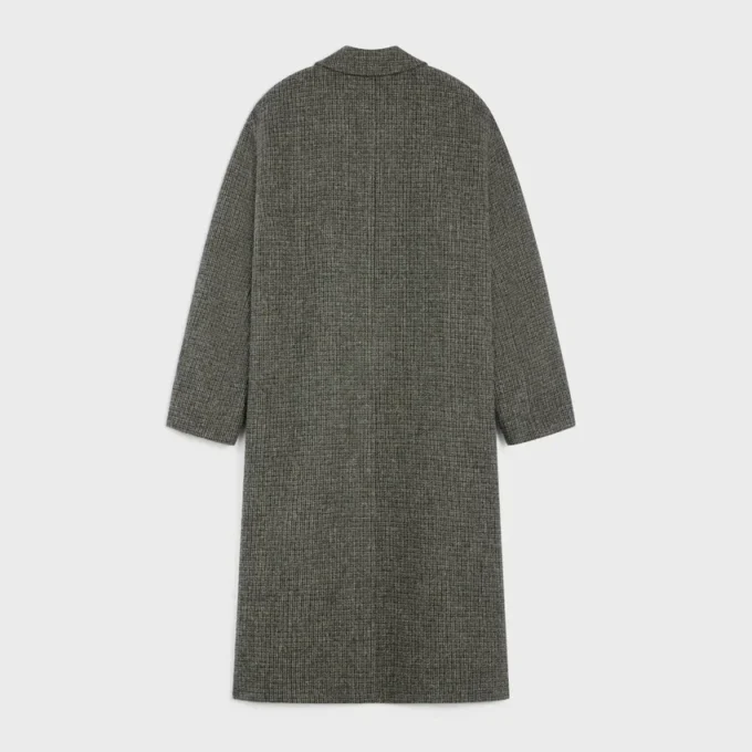 Mac Coat in Checked Wool Tweed Mac Coat in Checked Wool Tweed