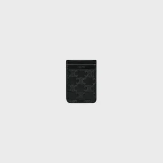 Magnet Card Holder in Calfskin with Triomphe Embossed Magnet Card Holder in Calfskin with Triomphe Embossed