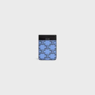 Magnet Card Holder in Triomphe Canvas and Calfskin