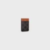 Magnet Card Holder in Triomphe Canvas and Calfskin Magnet Card Holder in Triomphe Canvas and Calfskin