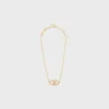 Maillon Triomphe Bracelet in Yellow Gold and Diamonds