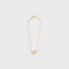 Maillon Triomphe Bracelet in Yellow Gold and Diamonds