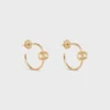 Maillon Triomphe Hoops in Yellow Gold Maillon Triomphe Hoops in Yellow Gold