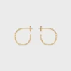 Maillon Triomphe Hoops in Yellow Gold Maillon Triomphe Hoops in Yellow Gold