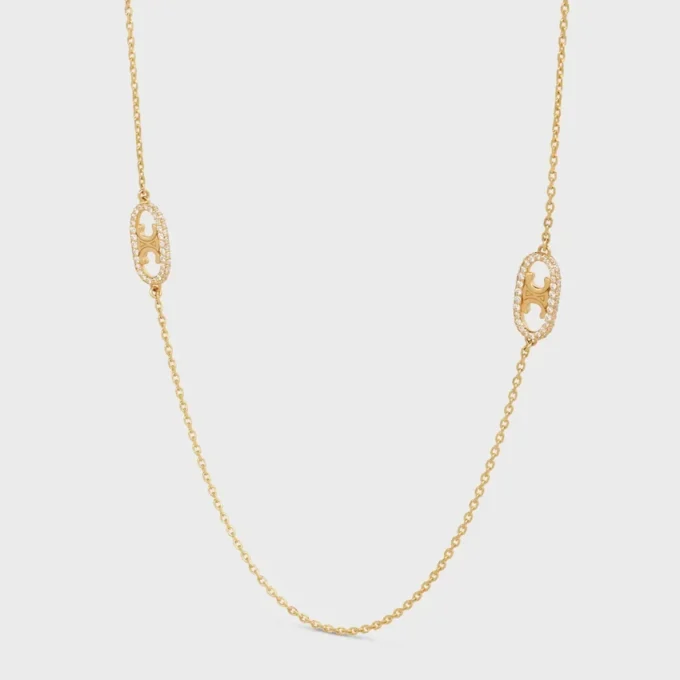 Maillon Triomphe Sautoir in Yellow Gold and Diamonds Maillon Triomphe Sautoir in Yellow Gold and Diamonds