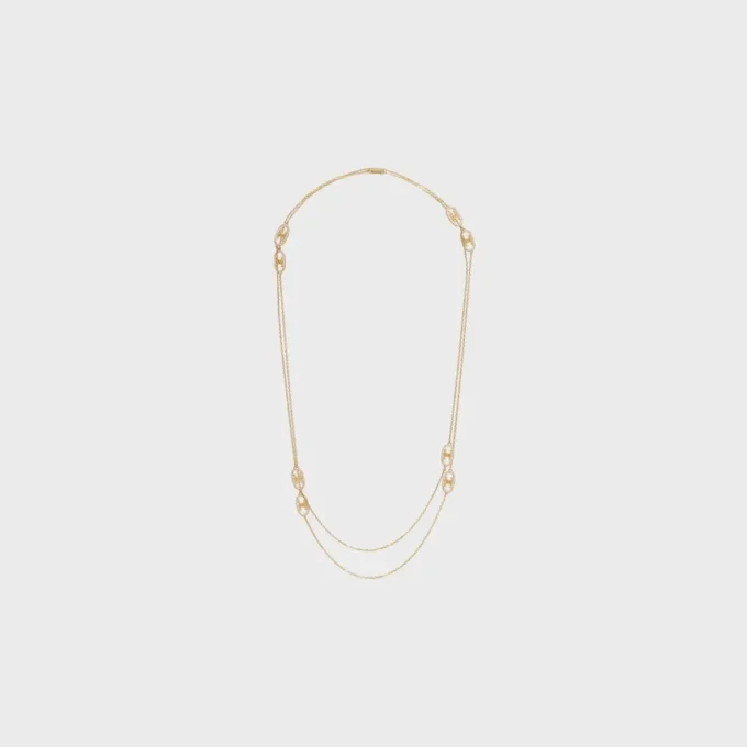 Maillon Triomphe Sautoir in Yellow Gold and Diamonds Maillon Triomphe Sautoir in Yellow Gold and Diamonds